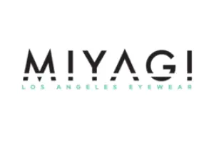 A logo of miyag los angeles eyewear