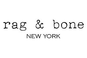 A black and white image of the tag & bond logo.